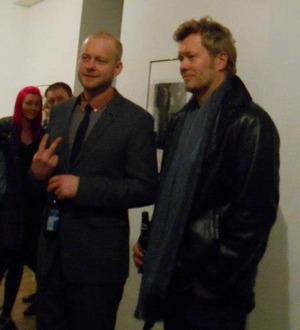 Stian Andersen and Magne Furuholmen at Strand Gallery in London, 27 February 2013