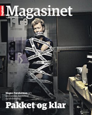Magne on the cover of Magasinet, 24 July.