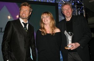 Magne with Ingrid Olava and Oddvar Høie (Statoil's head of marketing)