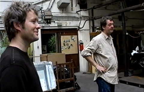 Magne and Kjell Nupen, working together in Paris in 2002.