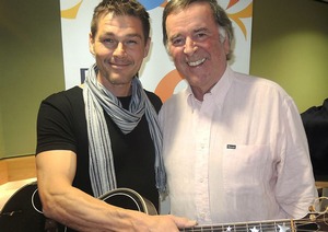 Morten with Terry Wogan (Picture by BBC Radio 2)