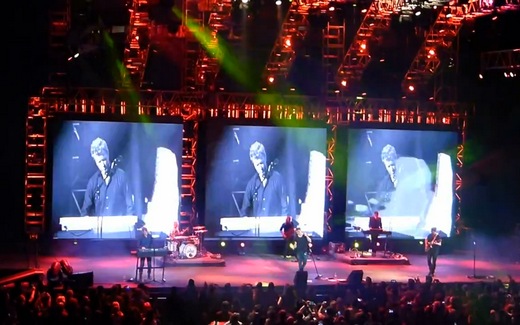 a-ha on stage in Buenos Aires, 24 September