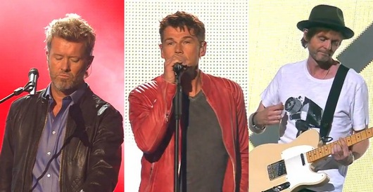 a-ha performing at the Goldene Henne Awards in Berlin, September 5th