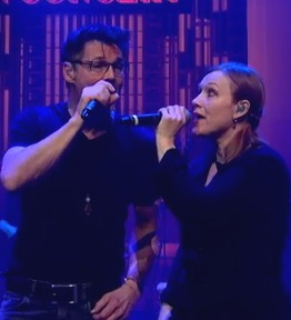 Morten and Anneli singing together for the first time in six years