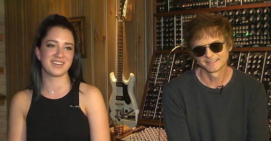 Zoe and Paul interviewed by NRK in Paul's Brooklyn studio